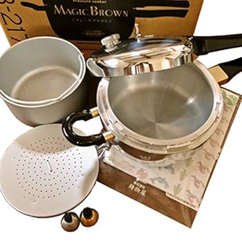 Amazon | 玄米炊飯専用圧力鍋 マジックブラウン MB-623 6合炊き